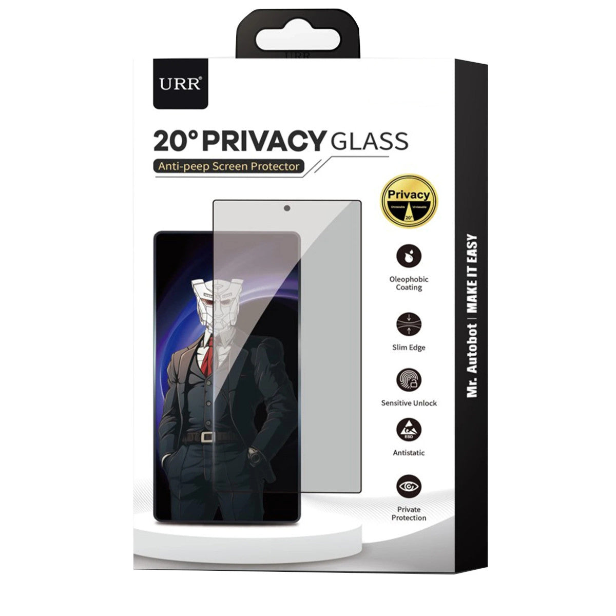 URR Samsung Galaxy S26 2.5D HD 20º Privacy Cam Ekran Koruyucu
